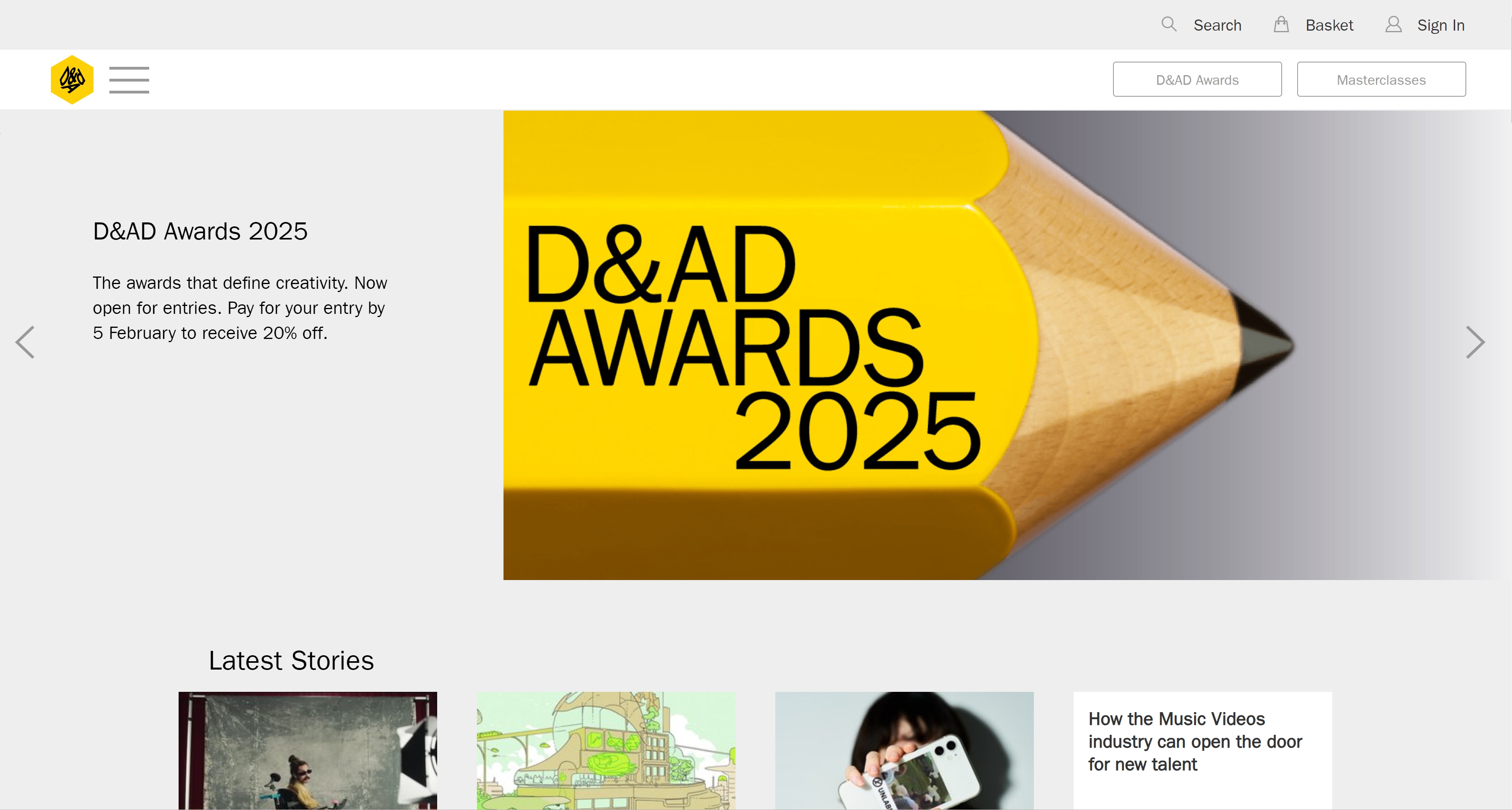 D&AD Awards 英国铅笔奖