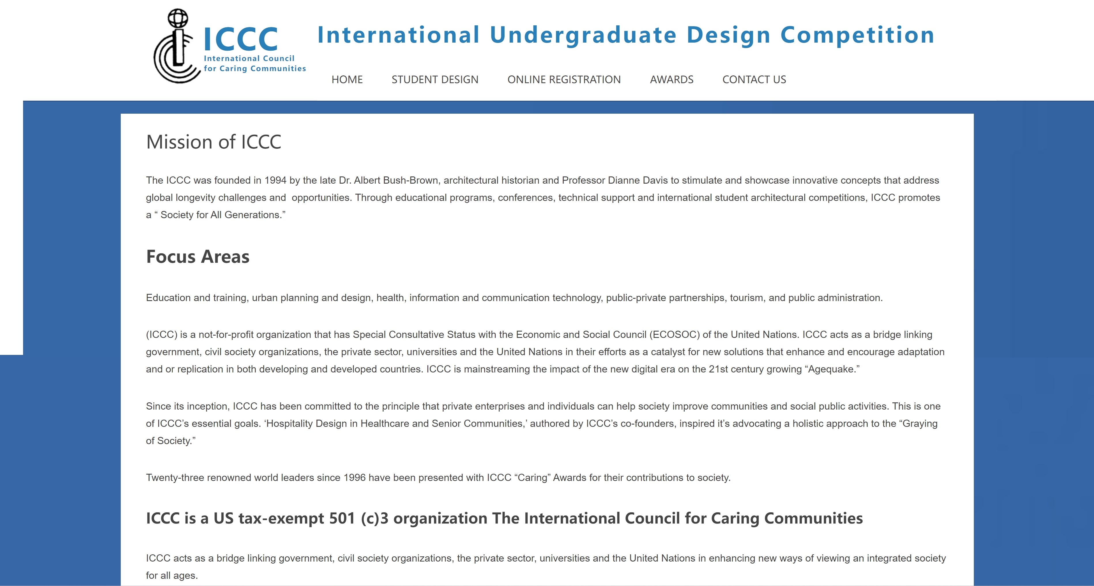 ICCC国际大学生文化设计大赛
