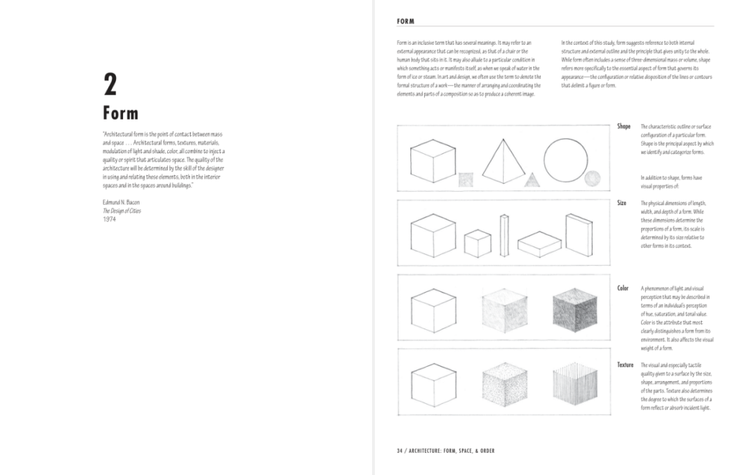 Architecture - Form, Space, & Order——建筑学的武林秘籍